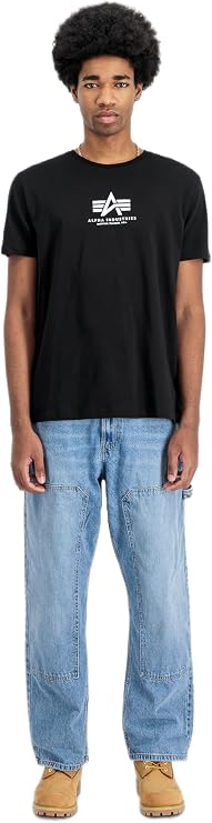 Alpha Industries Basic T ML T-Shirt for Men Black