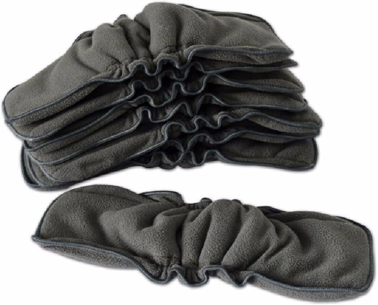 Pentaton 5 x Reusable Baby Diaper Inserts, Washable Natural Bamboo Cotton, Thick Fabric Highly Absorbent Five Layers, Universal and Practical Towel Size