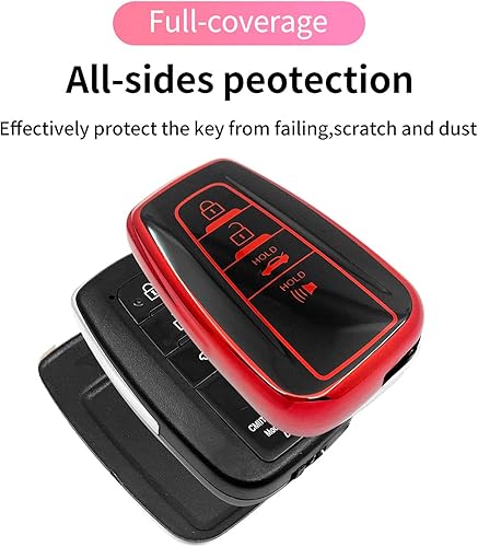 Miniatura 4 de Creativity Suitable For Toyota key fob cover Advanced soft TPU key box is compatible with Camry RAV4 Highlander GT86 key