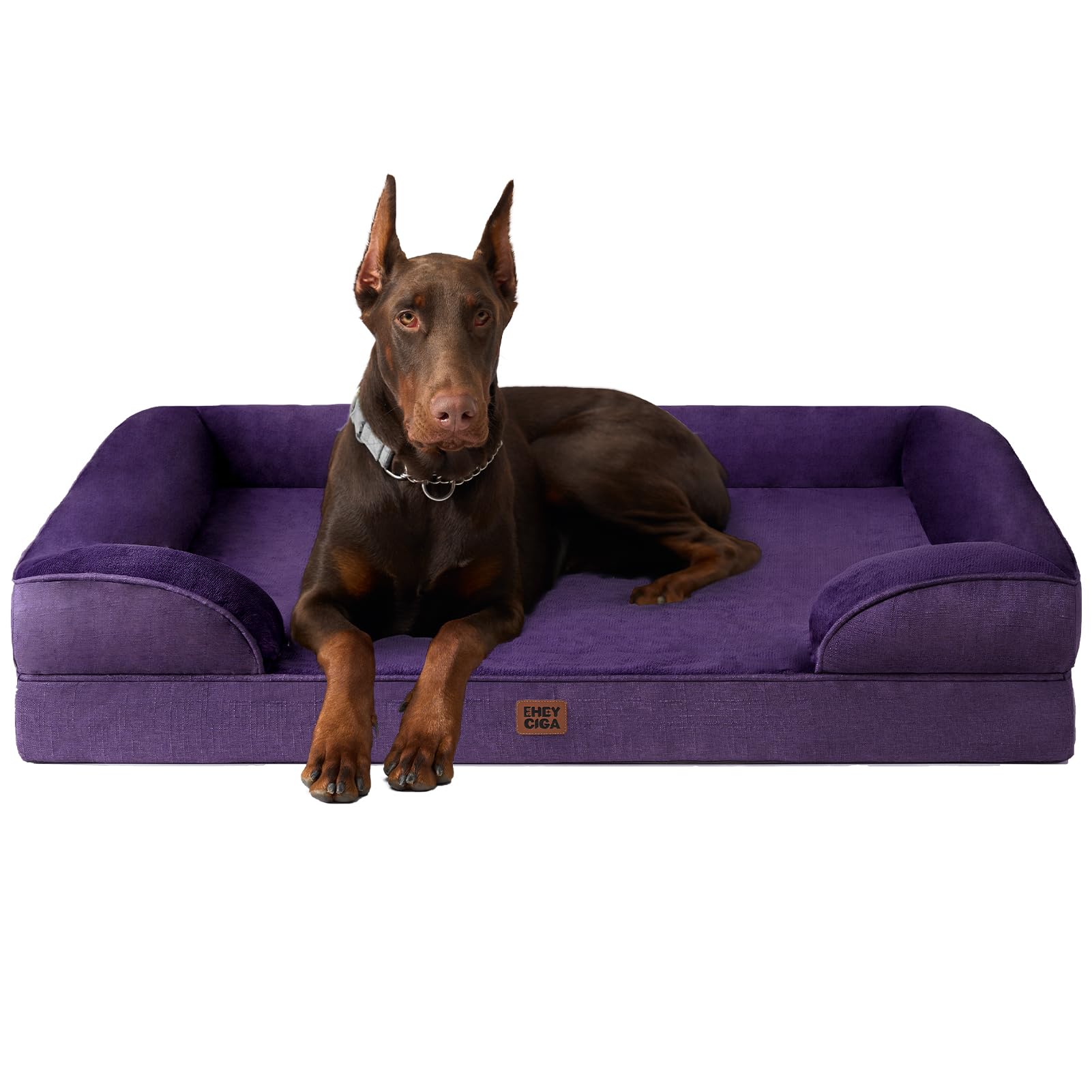 EHEYCIGA Orthopedic XXL Dog Bed, Waterproof Washable XL Big Pet Bed 52"