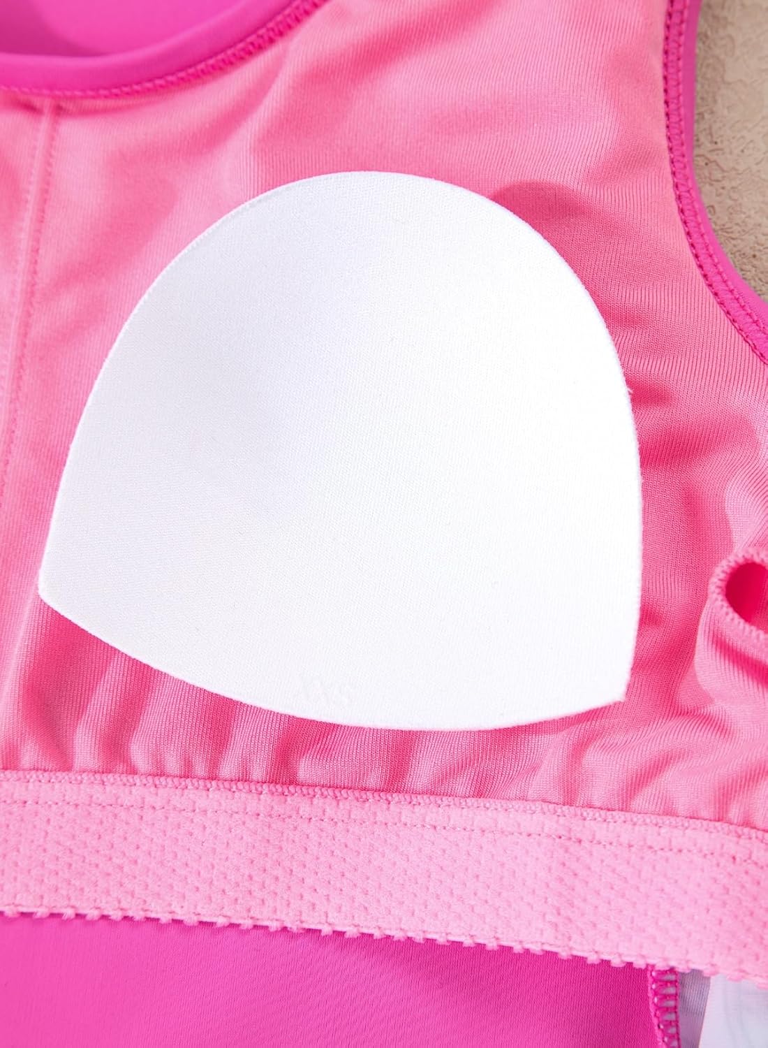 blibean Girls Swimsuits Two Piece Floral Tankini Sets with Chest Pad Size 6-15 Years - Image 4