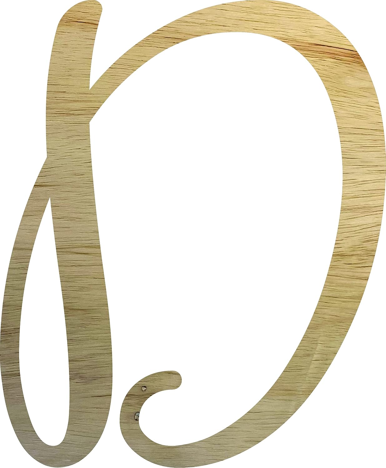 Wooden Letter 5" Blank A Love is in The AIR Font