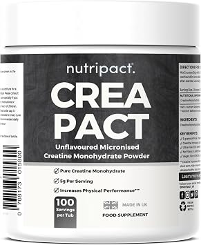 Creatine Monohydrate Powder – Creapact Pure® Micronised Creatine – 500g