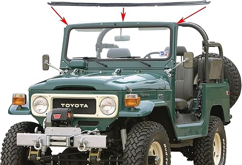 Burletes Land Cruiser FJ40 - Marco de parabrisas a tapa dura 1966 a 1984
