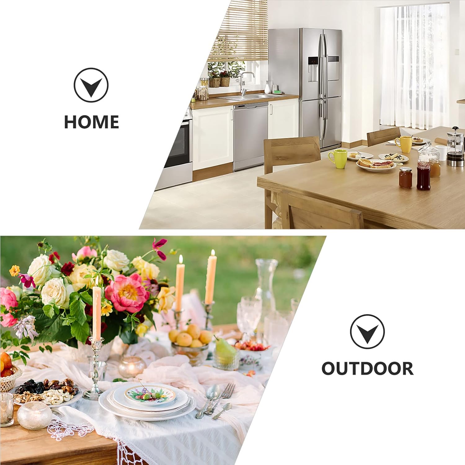 Happyyami 3pcs Covered Rectangular Bamboo Serving Food Tent Basket Handwoven Bamboo Serving Basket- Bug- Proof Mosquitoesor Vegetable Fruits Khaki