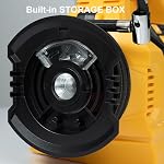 Cordless Tire Inflator, 160 PSI Portable High Pressure Air Compressor, Digital Gauge, Auto Shut Off, LED Light For Tires(Tool Only)