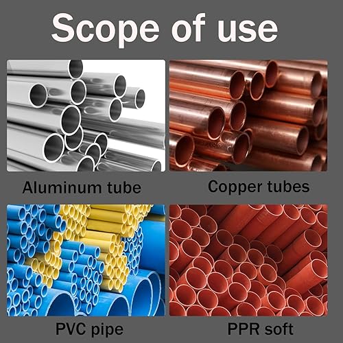 Miniatura 7 de Paquete de 2 tubos de escariador interior y exterior, herramienta de chaflán de cobre para PVC, PPR, cobre, latón, tubería de aluminio, 1.57