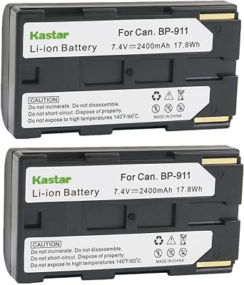 Kastar 2-Pack BP-911 / BP-915 Battery 7.2V 2400mAh Replacement for Phase One XF 70301, Riegl FG21-P Riegl FG21P, Phase One IQ, Phase One Laser IQ, Phase One IQ3, Phase One IQ4, Phase One P25