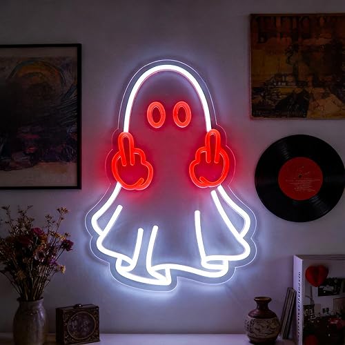 Miniatura 11 de Letrero de neón LED con luces de neón para decoración de pared, alimentados por USB, letreros de neón LED para decoración de habitaciones (Favorita)