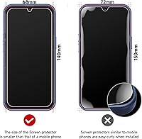 Vista 3 de LeYi Funda para teléfono Samsung-A10E: con protector de pantalla para teléfonos inteligentes, teléfonos desbloqueados, nuevas fundas con kit de Negro