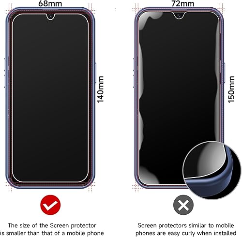 Miniatura 3 de LeYi Funda para teléfono Samsung-A10E con protector de pantalla para teléfonos inteligentes, teléfonos desbloqueados, nuevas fundas con kit de