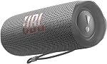 JBL Flip 6 - Portable Bluetooth Speaker with 12 Hours of Playtime, Powerful Sound, IP67 Waterproof and Dustproof, JBL PartyBoost for Multiple Speaker Pairing - Grey