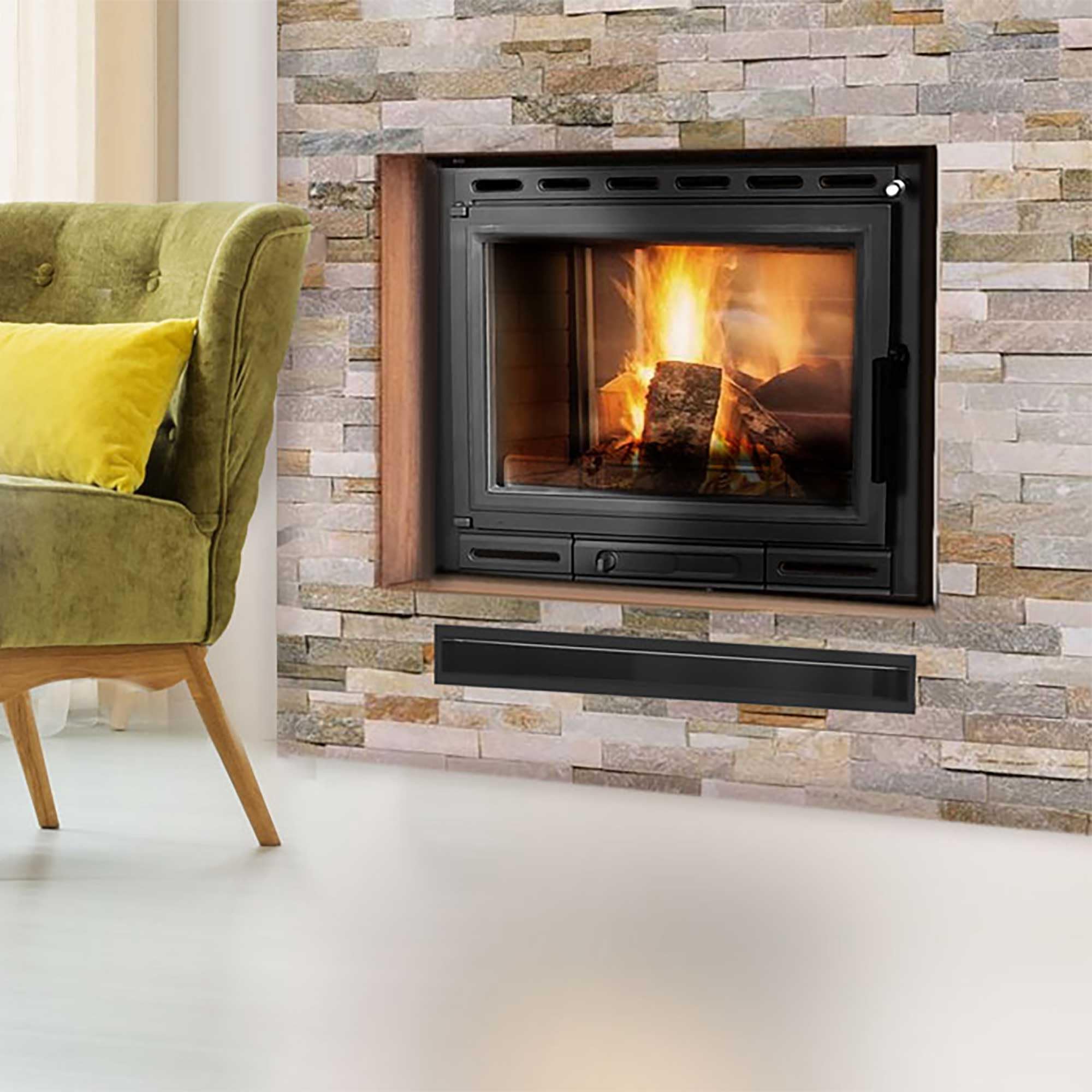 Insert en fonte pour cheminée à bois - W13A (11,5 kW) ECO
