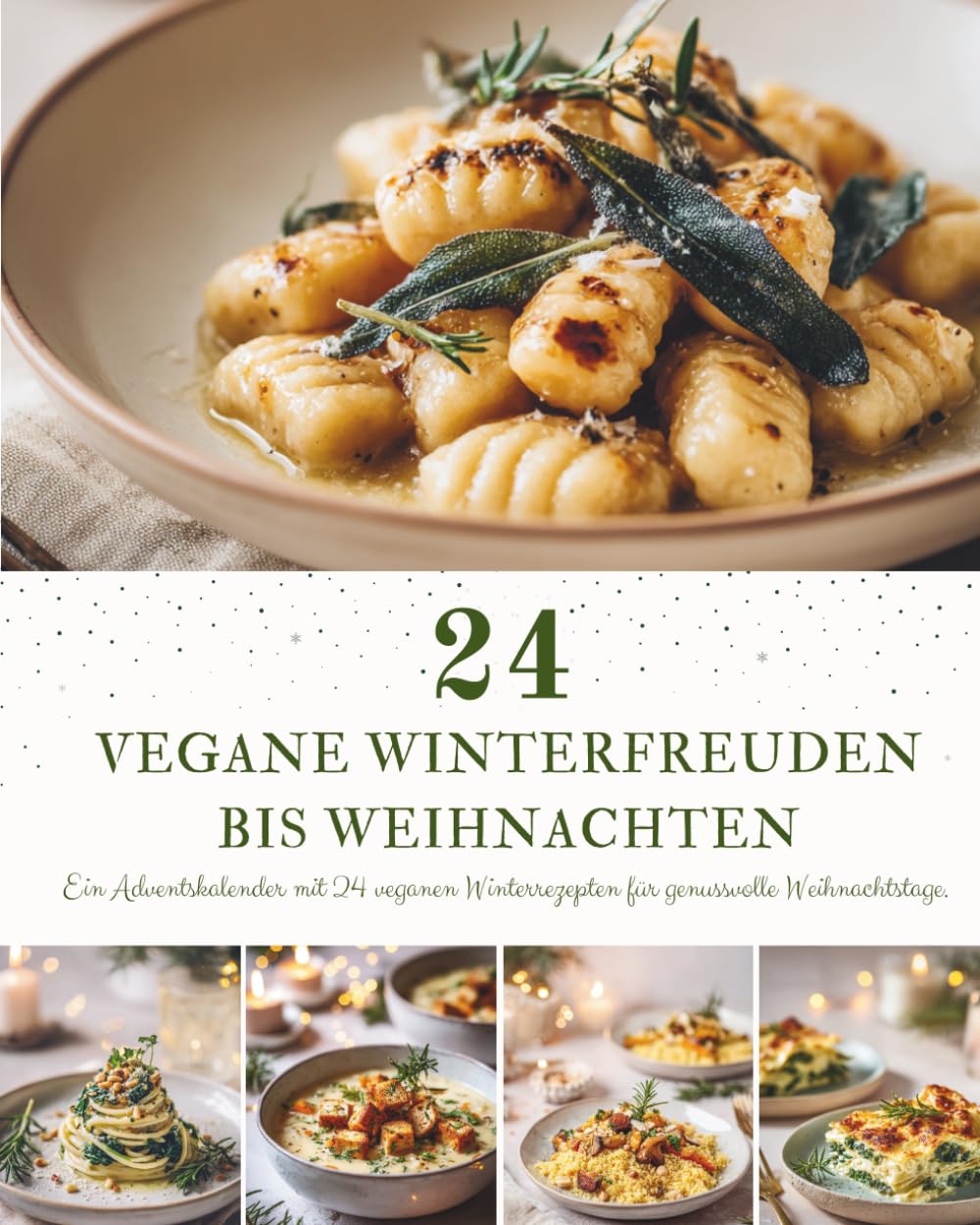 24 Vegane Winterfreuden bis Weihnachten: Ein veganer Adventskalender zum Kochen – 24 herzerwärmende Rezepte für eine besinnliche, weihnachtliche Winterzeit