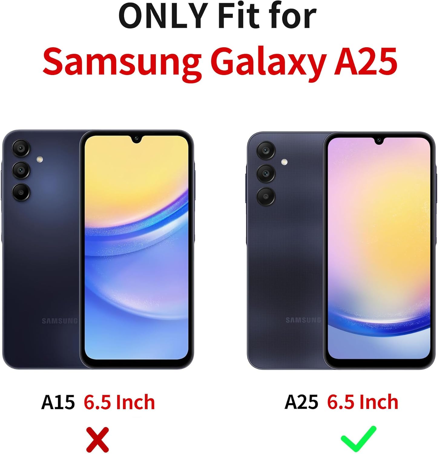 XIZYO Magnetic Case for Samsung Galaxy A25 Floral Rose Cute Phone Case [Compatible with Magsafe] for Women Girls Aesthetic Pattern Slim TPU Shockproof Bumper Cover, Black - Image 2