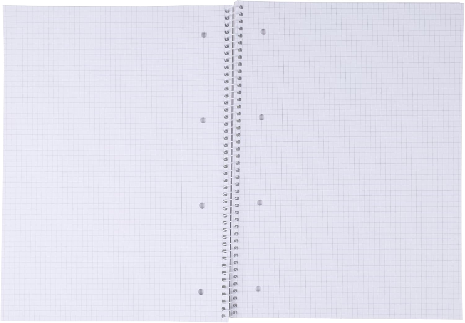 OFFICER PRODUCTS Spiral Notepad A4 Squared/Pack of 5/80 Sheets / 160 Pages/Notebook Spiral Notepad College Notepad with Spiral Bound/School Pad Writing Pad