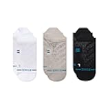 Stance Icon Athletic Performance Tab Socks 3-Pack, Nylon Blend Socks, Arch Support