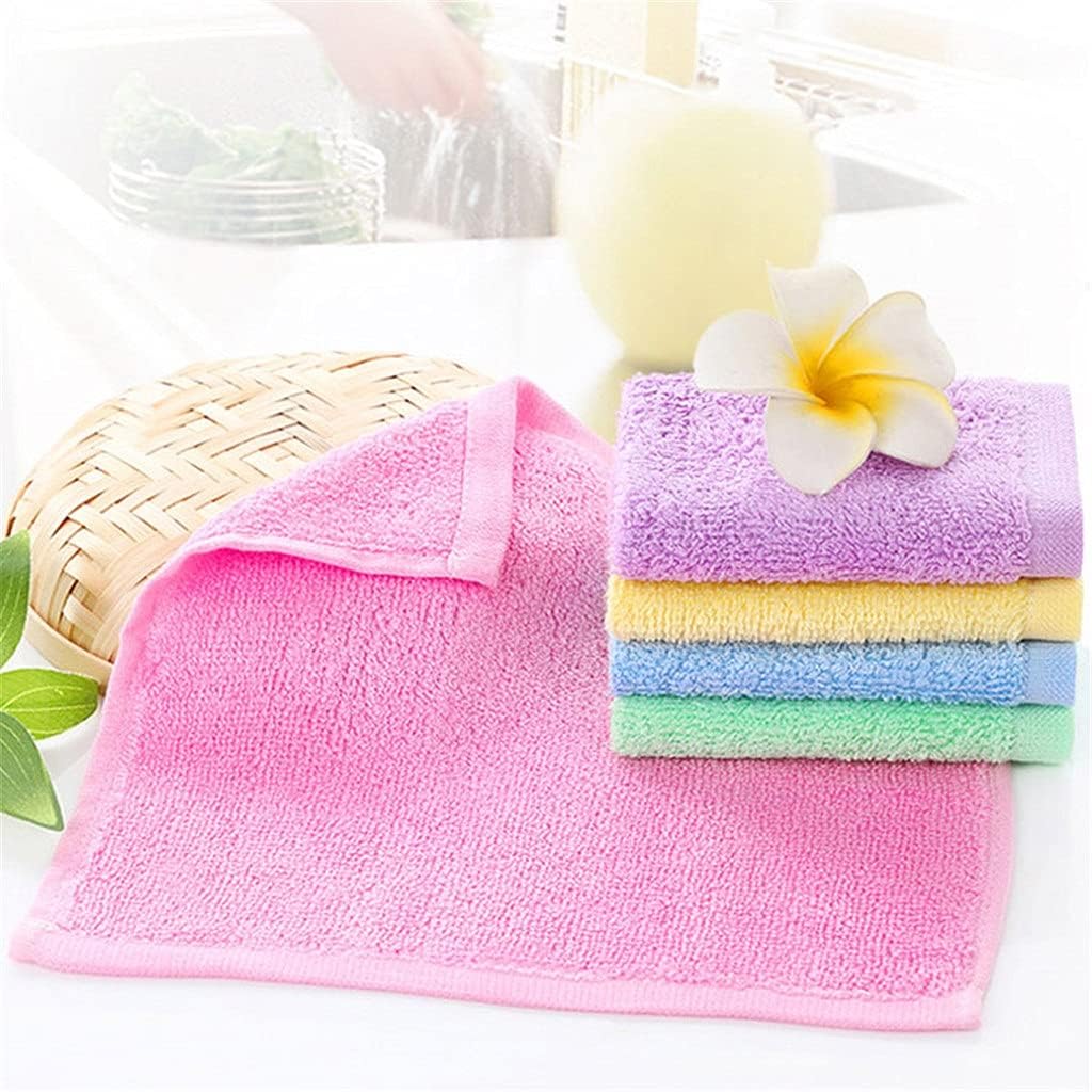 10/30pcs Mixed Color Cleaning Cloth Washing Dishs Kitchen Supplies Side Absorbent Dishcloth Soft Tool