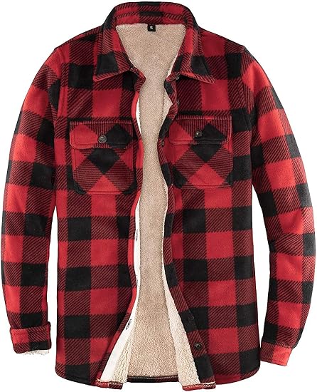 Womens Sherpa Fleece Lined Flannel 