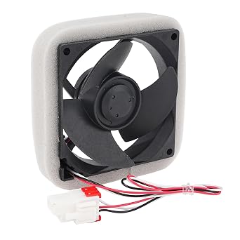RF18HFENBSR, RF28HMEDBSR, RF263BEAESR, RF28HFEDBSR Refrigerator Evaporator Fan Replacement for Samsung RF260BEAESR, RF263BEAESG, RF26HFENDSR, RF263TEAESG, RF25HMEDBSR, RF28HFEDTSR /AA Included.