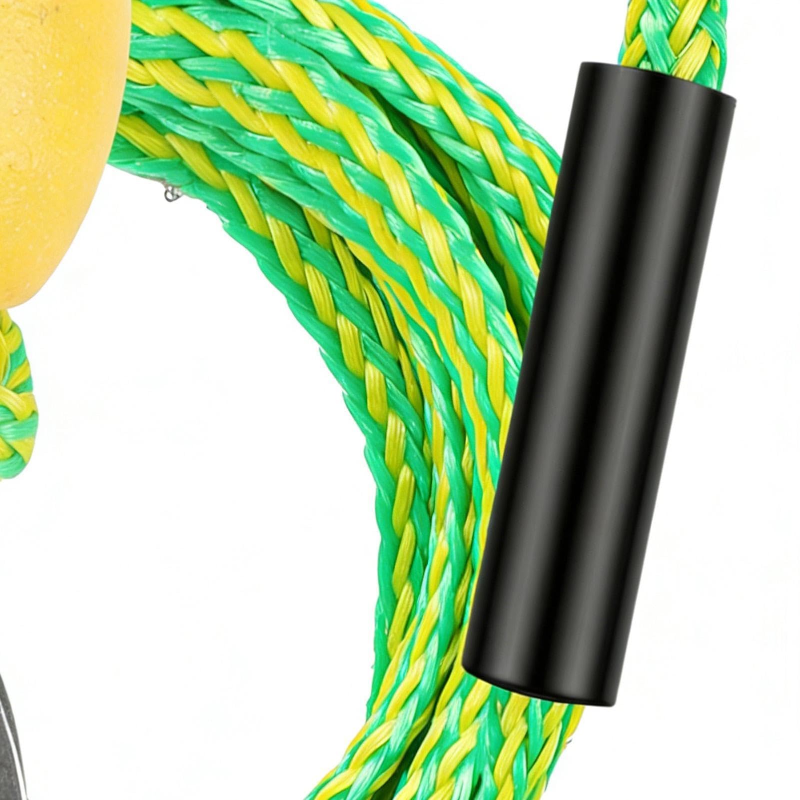 Corde de remorquage – 2 crochets multifonctions portables, ligne flottante de corde de ski, cordon de traction pour tube de bateau, sangle de remorquage d'eau durable | Eau extérieure lac rivière étan