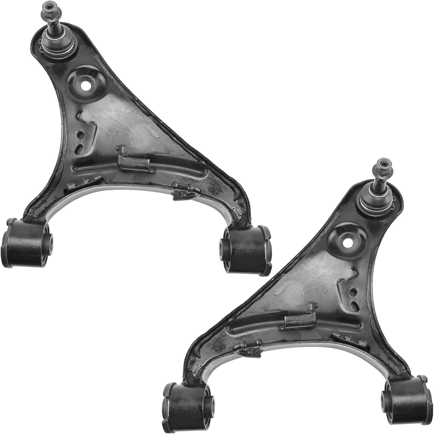 TRQ Front Upper Control Arm with Ball Joint Set Compatible with 2005-2009 Land Rover LR3