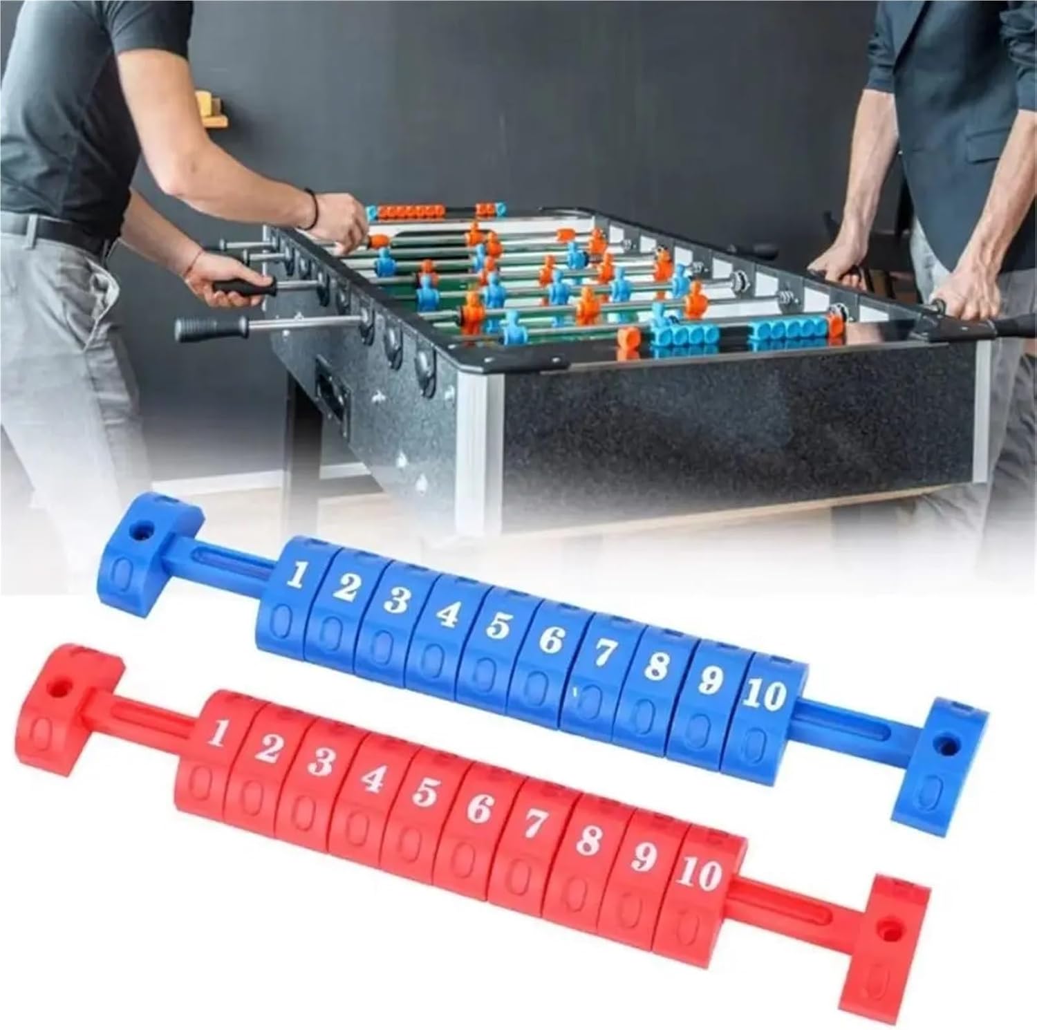 Foosball Score Counter 10 Pcs Universal Foosball Counter Easy to Read Scoring Right Units Table Soccer Durable Lightweight