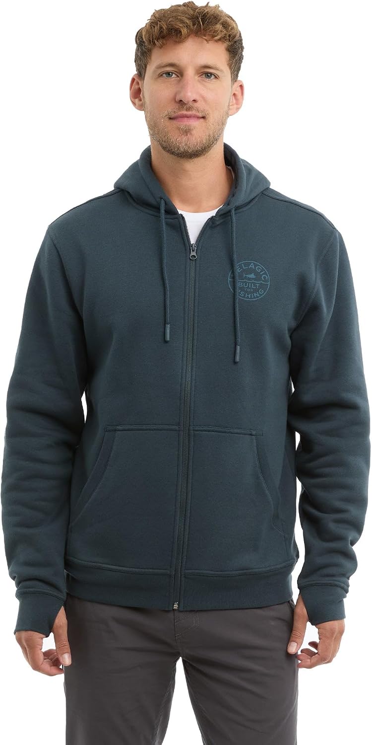 PELAGIC Tanner Built Zip Fleece Hoodie