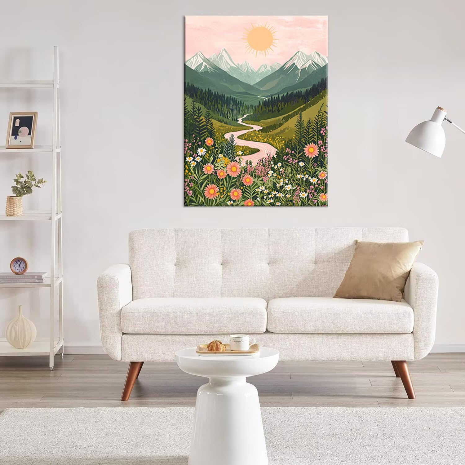 Góry i wody zestaw do malowania diamentowego dla dorosłych, 61x81.3 cm x