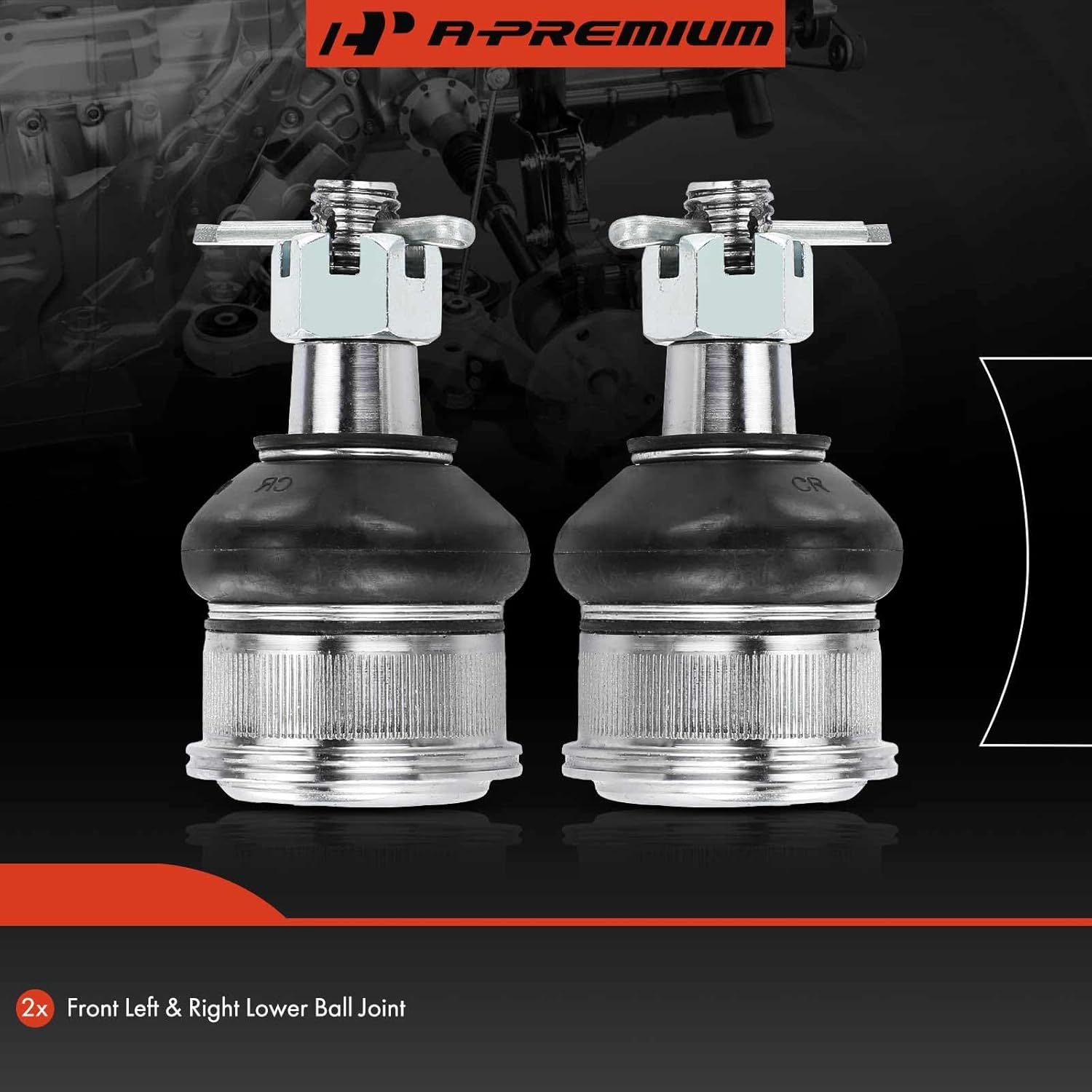 A-Premium 2 x Front Lower Ball Joint Compatible with Honda Accord 2013-2017 & Acura TLX 2015-2020