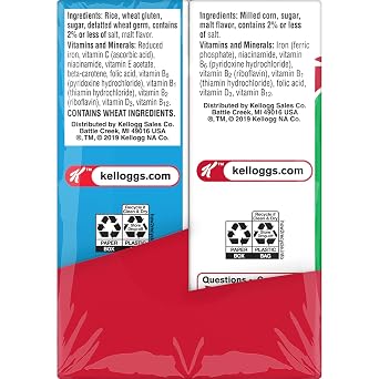 Kellogg's Breakfast Cereal Assorted Variety Pack, Corn Flakes, Frosted Flakes, Frosted Mini-Wheats Original, Raisin Bran, Froot Loops, Corn Pops, Rice Krispies, Special K Original, Single Serve, 10.94 oz (10 Count)