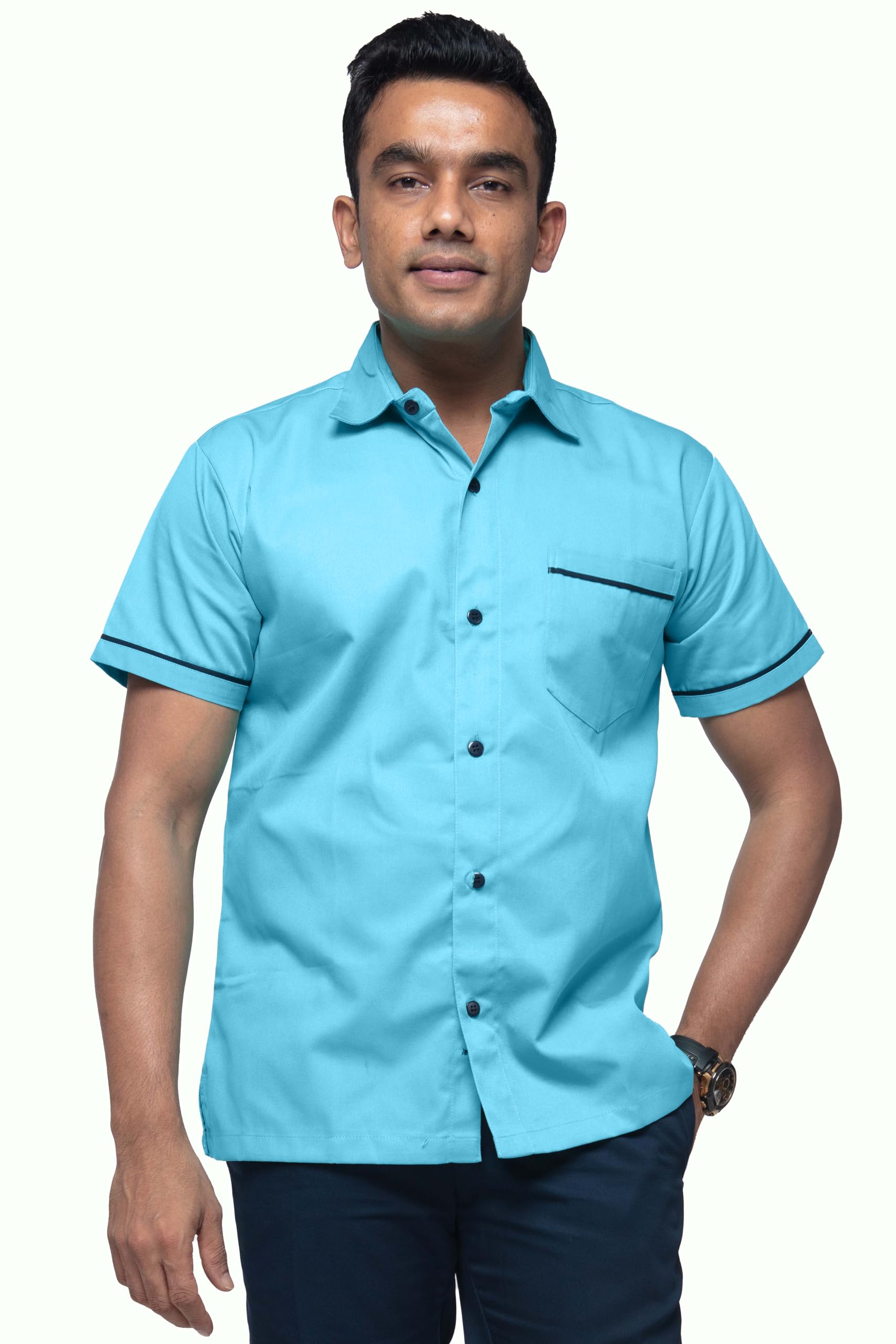 UNIFORM CRAFT Male Nurse Shirt Ideal for Hospital Male Staff (44, Violet) (B0CLNP9ZFG) Amazon Price History, Amazon Price Tracker