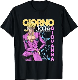 JoJo's Bizarre Adventure Giorno Giovanna Golden Wind Anime T-Shirt