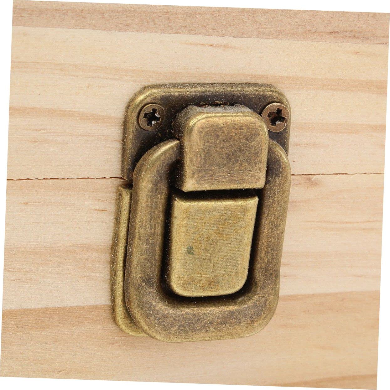 UPKOCH Boîte de Rangement en Bois Fabriquée à La Main 72 Trous Organisateur de Voyage