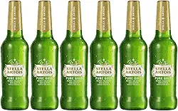 06un Cerveja Stella Pure Gold Sem Glúten Low Carb 330ml