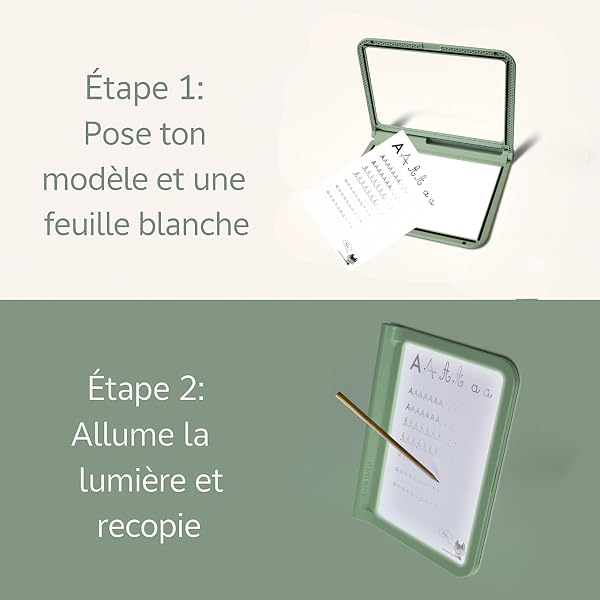 KIDYWOLF KIDYDRAW Pro – Tablette Lumineuse Dessin Enfant avec Écran LED et Tableau Néon – Ardoise Lumineuse Éducative et Créative Rechargeable - 2
