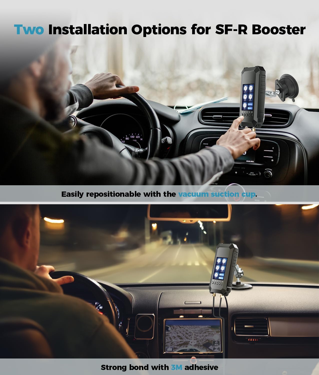 Cell Phone Booster for RV with Real Time Monitoring Data System, Upgraded Omni-Directional Antenna – Boosts 5G 4G LTE