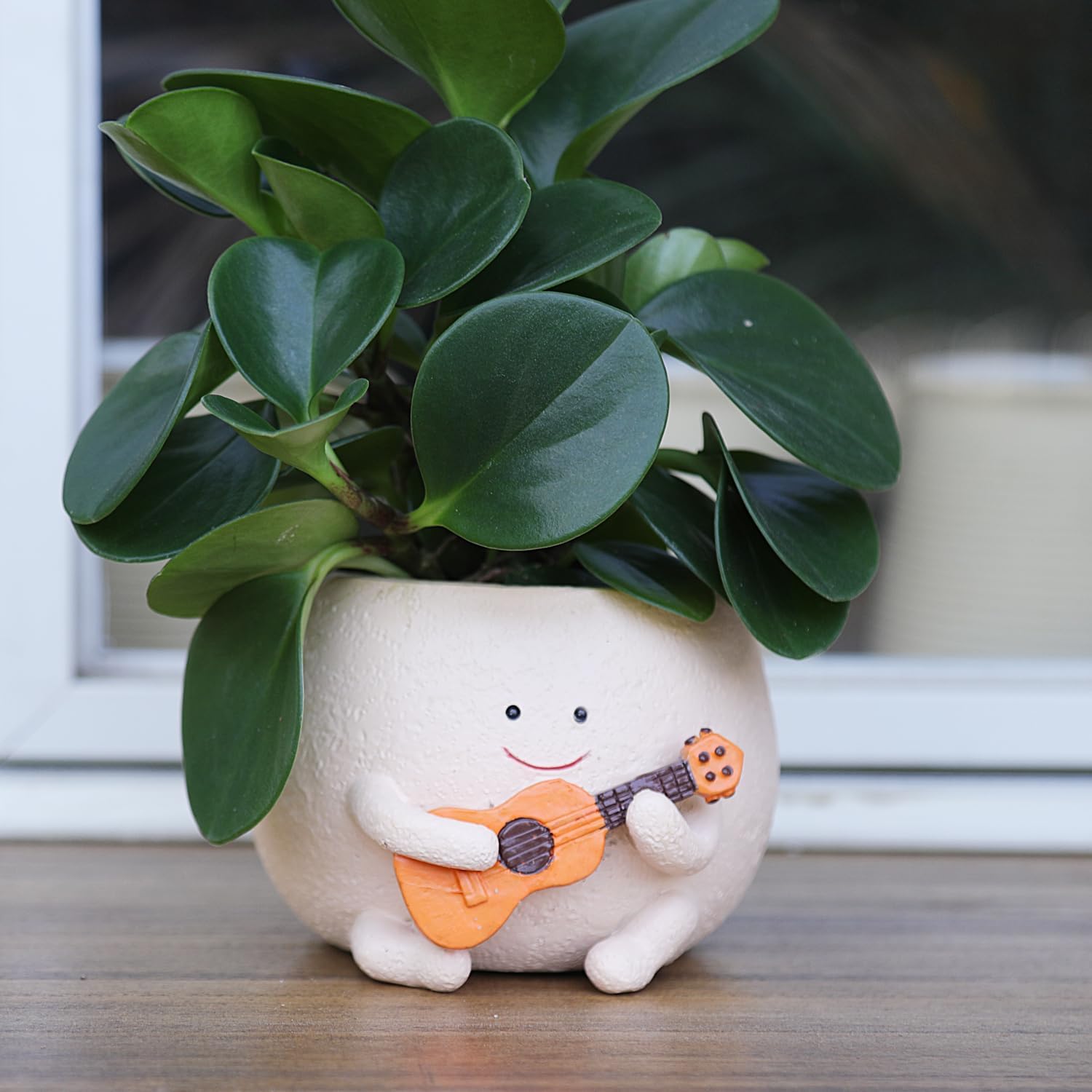 UMESONG Guitar Face Planter Pot