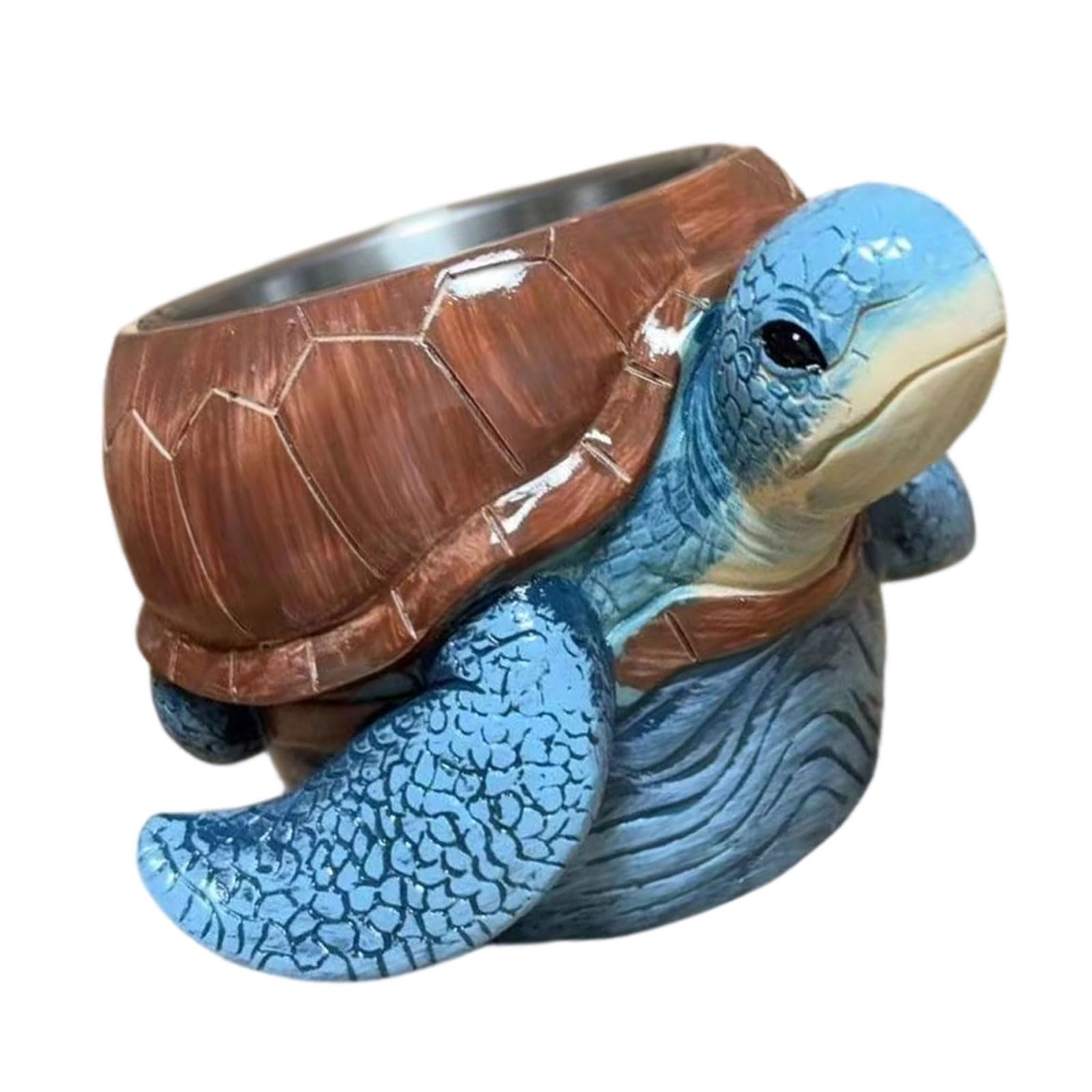 Ljmyy 3D Sea Turtles Stainless Steel Coffee Mug With Resin Handle For Hot And Cold Drink Indoor and Outdoor Use