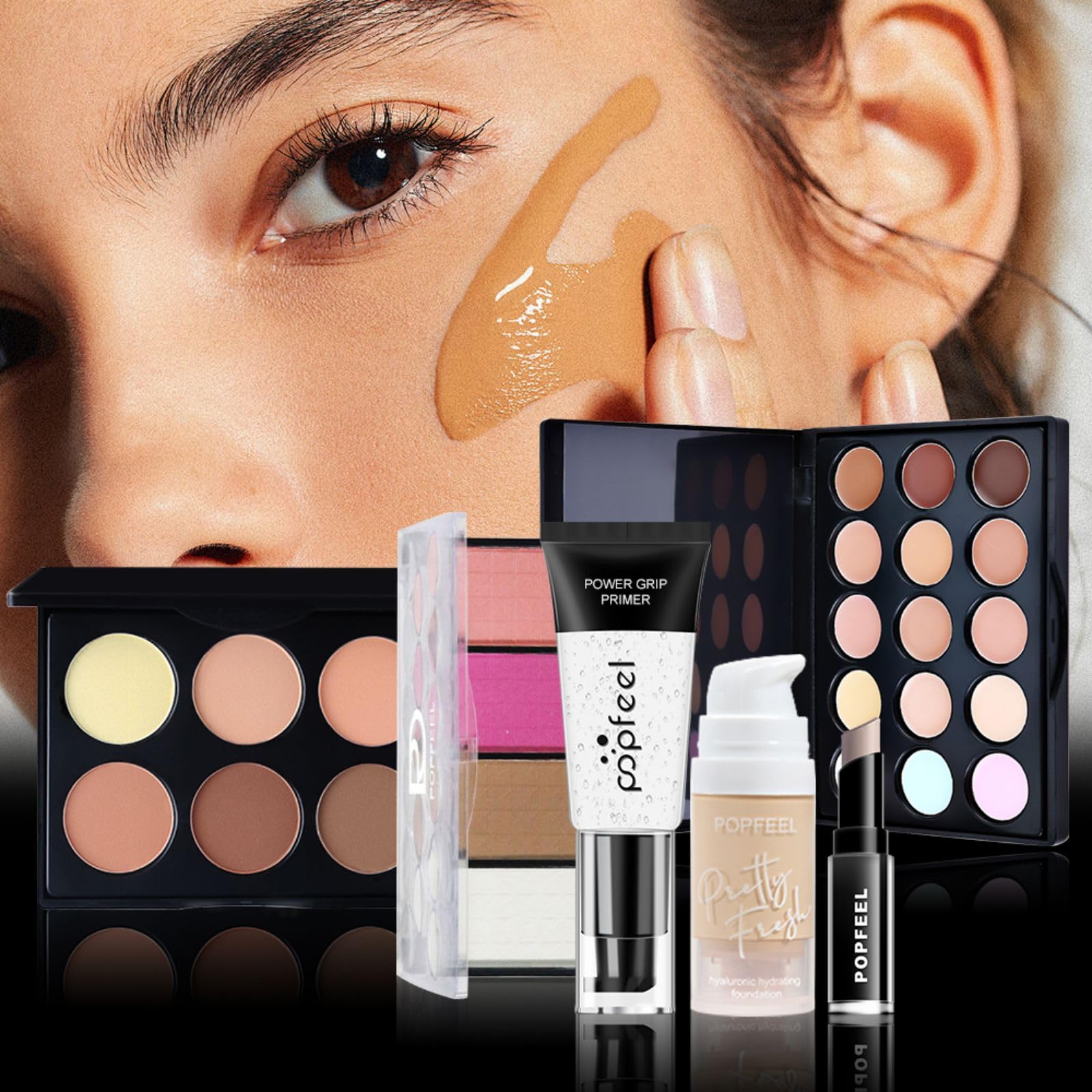 Cajita Regalo de maquillaje, regalo sorpresa para festivales con productos de maquillaje profesionales, set de cosméticos para fiestas, obsequios para mujeres, niñas y adolescentes, set E