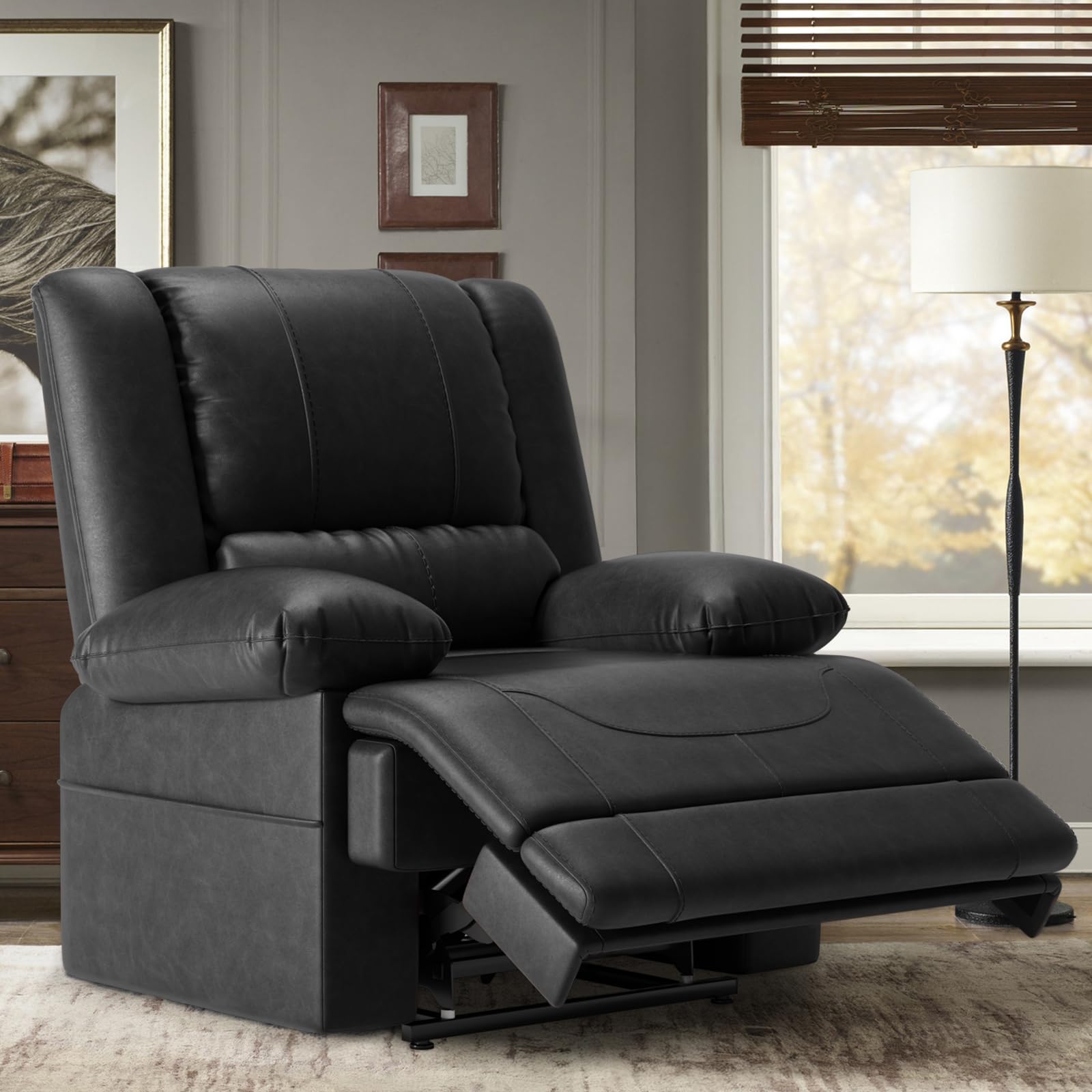 Couchus Large Dual-Motor Lift Recliner