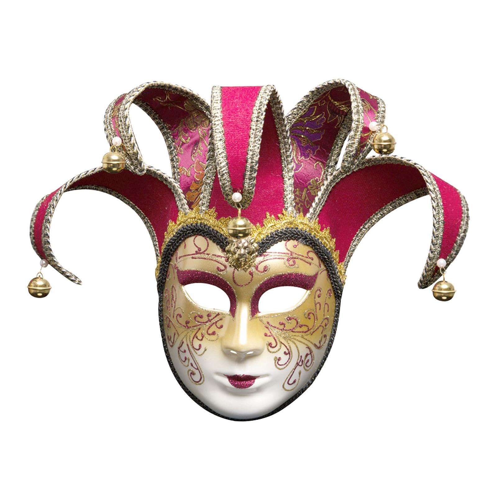 Happyyami Mardi Maske – Halloween & Cosplay, Mittelgroß (ca. 75x29 Cm), Aus Kunststoff – Für Karneval & Party