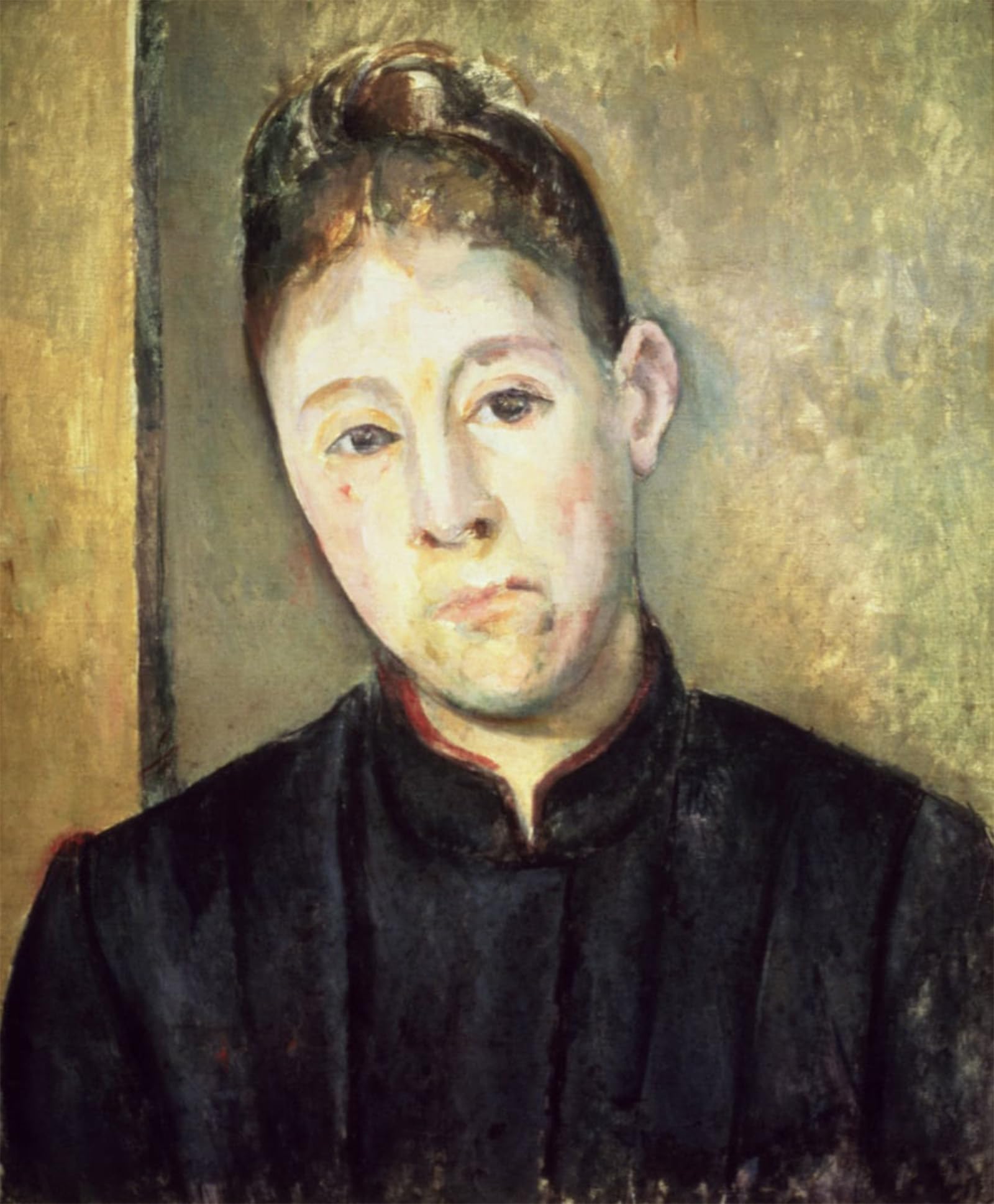 RZHRHJES Vintage Picture Wall Picture Painting Print Poster Portrait of Madame Cezanne by Paul Cézanne Abstract Wall Art Painting for Home Decor 60x90cm