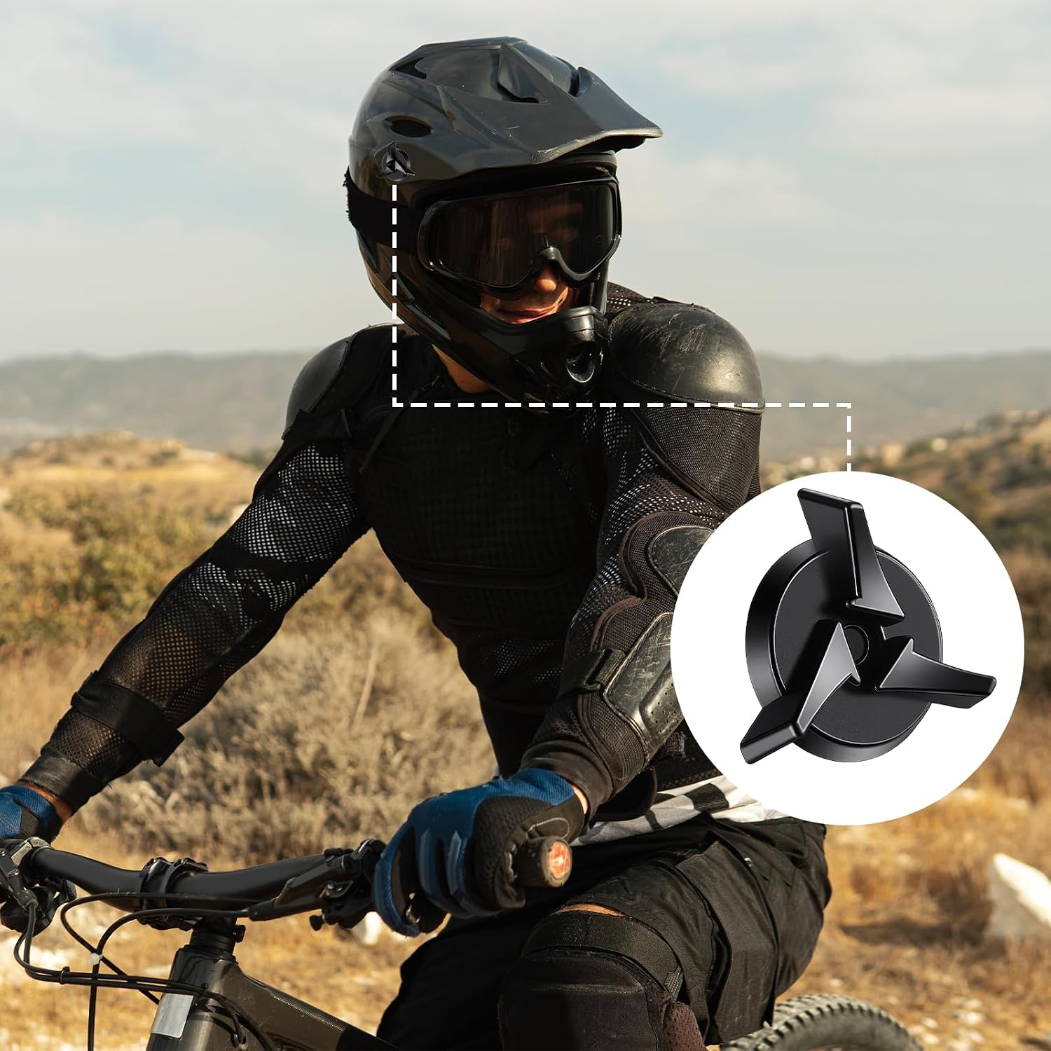 6 PCS Motorcycle Helmet Screws, Motorcycle Helmet Visor Screws with 6 PCS Clear Gasket, Helmets Accessories, Visor Screw Kit (Black)