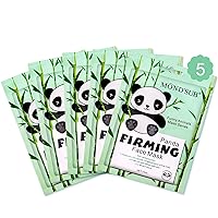 Vista 13 de Máscara de spa de animales, hoja de máscaras de personajes, pingüino, panda, tigre, gato, efectos hidratantes nutritivos para todo
