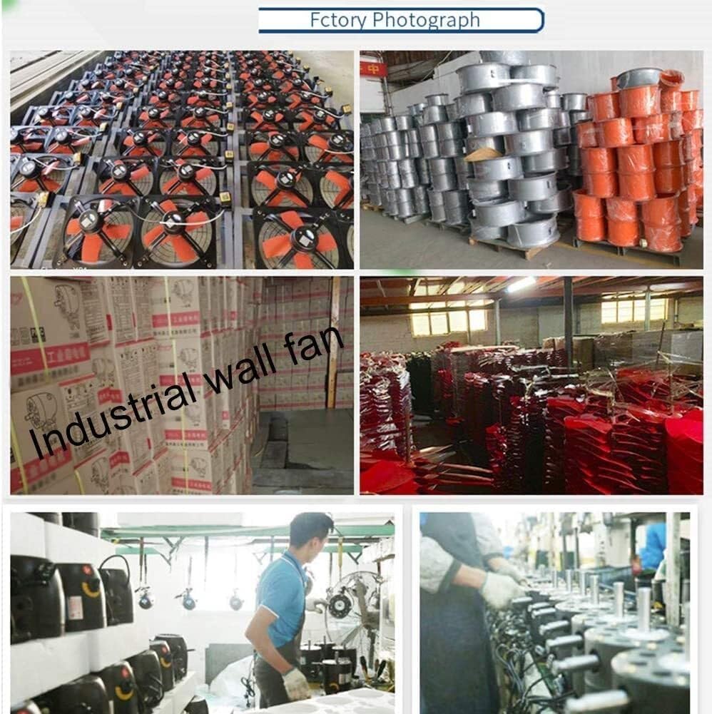 Retro Wall Mount Fan, 50W Industrial Metal Cooling Durable Copper Core Motor, 90° Oscillation, Remote Control, Silent Operation, Heavy-Duty Electric Fan for Home & Office(40cm/16in)