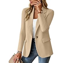 Womens Blazers Dressy Casual Long Sleeve Business Casual Lightweight Open Front Work Office Fall Suit Blazers
