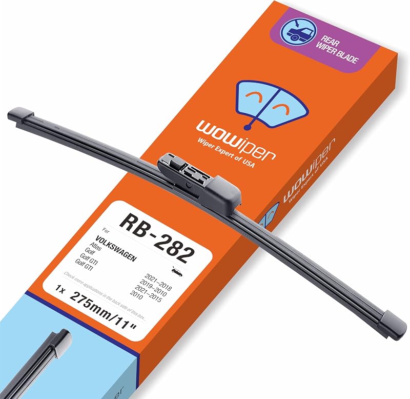 Palheta do limpador traseiro WOWIPER 27,94 cm para Volkswagen VW Golf, Golf City e Atlas – 1 unidade
