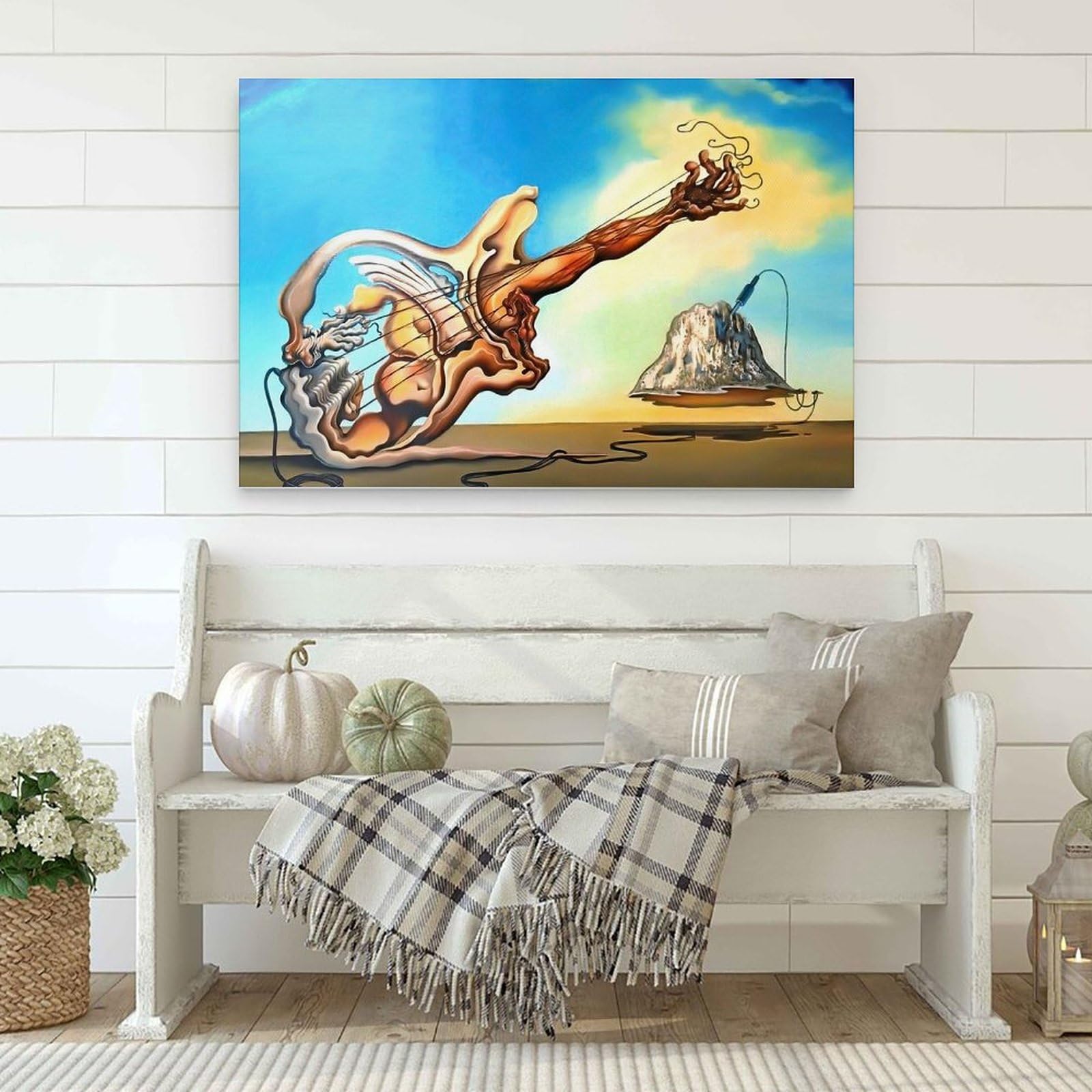Quadro Su Tela Con Simpatica Mucca Delle Highlands - Decorazione Da Parete Divertente Per Bagno, Cucina O Soggiorno | Stampa Artistica Con Cornice, Regalo Originale Per La Casa