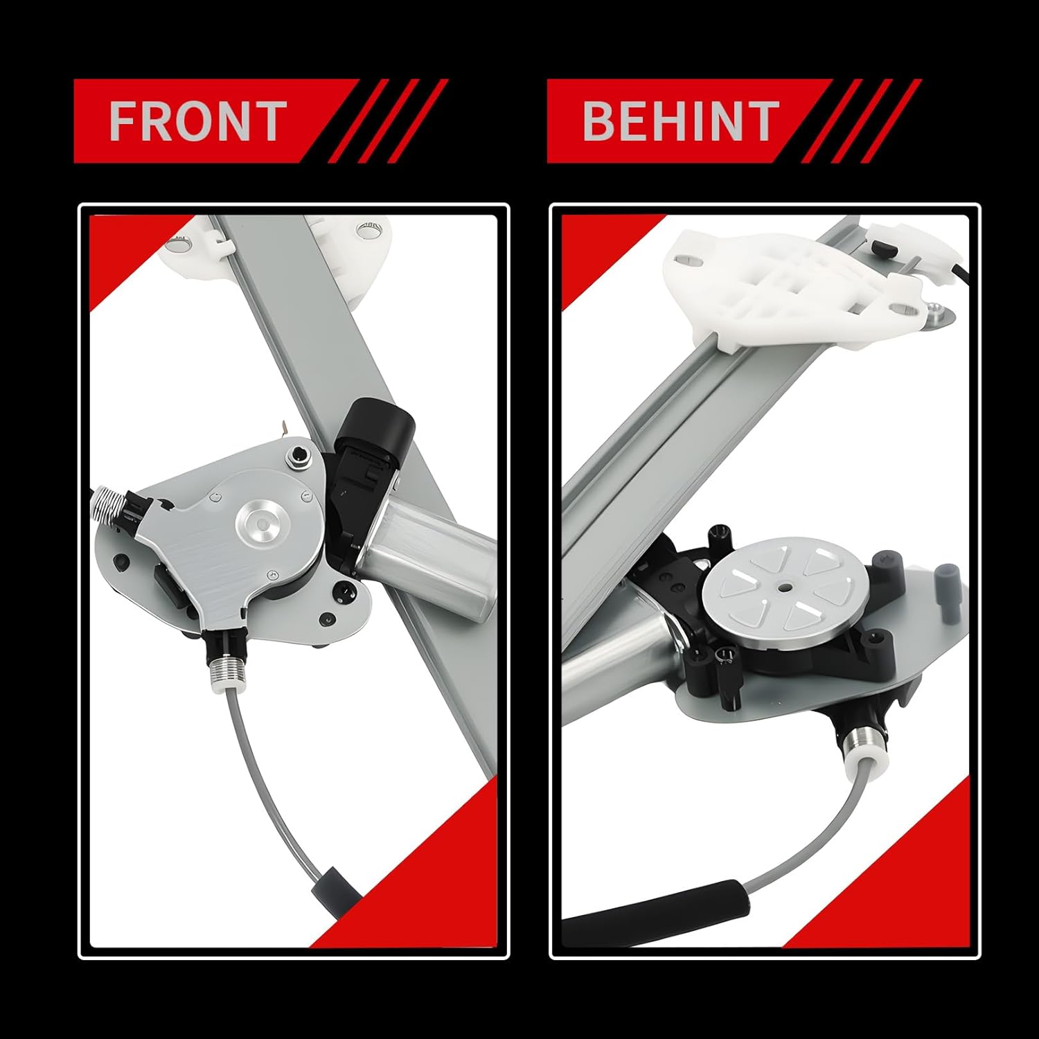 Front Left Driver Side Power Window Regulator w/ 2-Pin Motor Compatible with Outback & Legacy 2010-2014 Replace# 751-344 61041AJ01A 61041AJ01B 389053